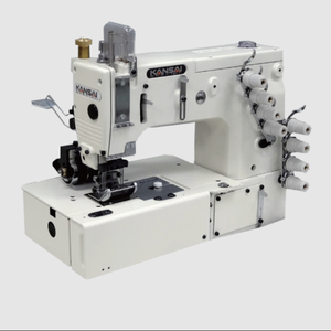 Machine à coudre plate à 4 aiguilles Kansai Special DLP-1508P à double point de chaînette avec tire-fil pour ceintures, personnalisable OEM, qualité DIY - Product Image 3