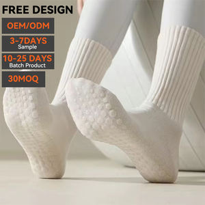 Calcetines Deportivos de Alta Calidad con Logotipo Personalizado, Calcetines de Yoga Antideslizantes para Mujer, Calcetines de Silicona para Danza, Embarazo, Pilates - Product Image 2