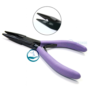 Pince à modeler pour extensions de cheveux à fusion de kératine, utilisation professionnelle en salon, acier inoxydable, outil micro-link OEM, vente en gros - Product Image 5