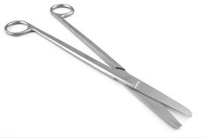 Mayo Noble กรรไกรผ่าตัดทางนรีเวช17cm สแตนเลสแบบตรงโค้ง Mayo ผ่าตัดพื้นฐานเครื่องมือผ่าตัด - Product Image 5