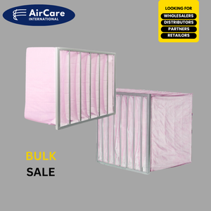 Hbfl ตัวกรองถุงที่มีโครงเหล็กชุบสังกะสีแข็งแรงสำหรับหน่วยจัดการอากาศ - Product Image 1