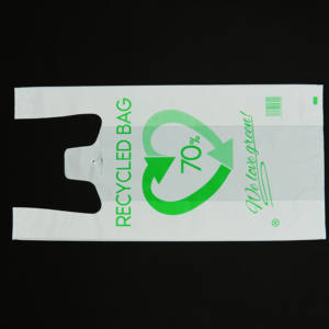 Fabricant de sacs en plastique de T-shirt transparent recyclable écologique pour supermarché au Vietnam Produits ménagers - Product Image 2