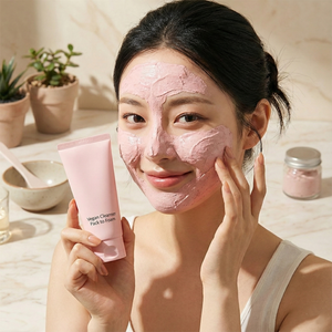 [OEM] Crème fouettée végane en mousse nettoyante K-Beauty 2-en-1 Niacinamide Soin des pores Hydratant Nettoyant visage quotidien - Product Image 3