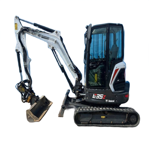 Bobcat Mini Excavator d'occasion de haute qualité E35 Core Machines de terrassement 5 tonnes à bas prix, y compris le roulement de vitesse de la pompe à moteur - Product Image 1