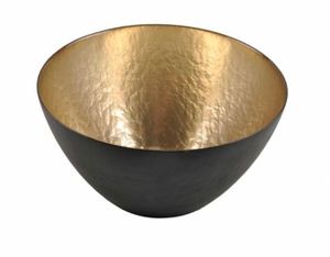 Nuevo diseño decorativo para ensalada y servidor dulce, mesa de restaurante, cuenco de Metal con recubrimiento en polvo negro, disponible a precio barato - Product Image 2