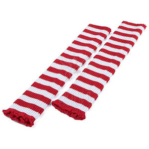 Calentadores de piernas tejidos para mujer, calentadores de piernas elásticos suaves para baile, Yoga, moda de invierno, diseño OEM personalizado, calentadores de piernas disponibles - Product Image 5