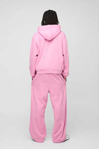 ชุดวอร์มผู้ชายผ้าฝ้ายหนานุ่มคุณภาพสูงสไตล์วินเทจ ทรงปกติ เสื้อฮู้ด กางเกงขายาว ลายพิมพ์โลโก้ สีพื้น สำหรับฤดูร้อน - Product Image 3