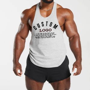 Mejor estilo Diseño único Entrenamiento Hombres Camiseta sin mangas Venta caliente Ligero Ecológico Gimnasio Camiseta sin mangas para hombres - Product Image 1