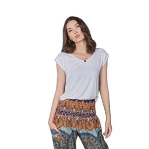 Napat Clothing Camiseta de manga corta con cuello ancho para mujer Listo para enviar a la 2017 - Product Image 2