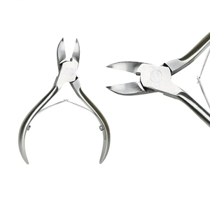 ที่ตัดเล็บมือเล็บเท้าสแตนเลสกันสนิม ระดับมืออาชีพ แบบสปริงคู่ ใช้งานลื่นไหล ปากกว้าง โค้งตรง - Product Image 6