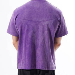 2025 Acid Wash Vintage camiseta para hombres de alta calidad 100% algodón transpirable cuello redondo manga corta Regular Fit al por mayor - Product Image 2