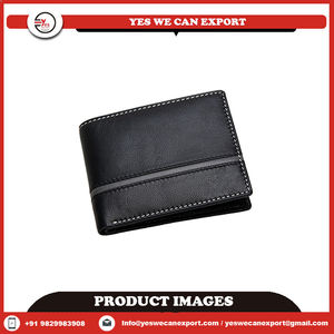 Portefeuille en cuir véritable à rayures vintage pour hommes fait à la main Style gravé RFID bloquant fermeture à glissière fermeture à moraillon vente de qualité supérieure - Product Image 6