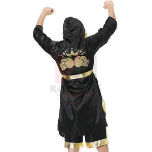 Disfraz de Boxeadora Champion para Mujer, Bata con Capucha y Pantalones Cortos a Juego, Atuendo de Cosplay de Halloween - Product Image 6