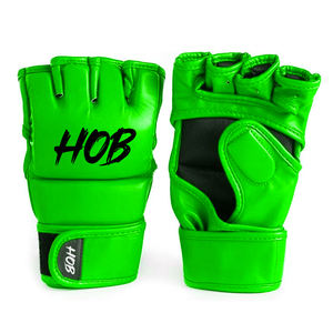 High Quality Black Red Leather MMA Training <b>Gloves</b> for Men Comfortable with Custom Logo and Stretch Features - Product Image 2