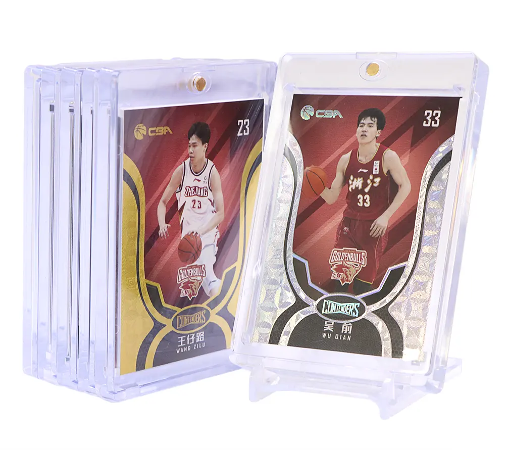 Custom Most Expensive Sports Magnetic One Touch Holder Football Japanese Game Collectible Foil Packaging Anime Trading Cards