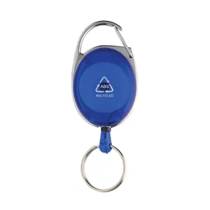 Portachiavi in ABS Riciclato Sostenibile, Gadget Promozionale Ecologico con Moschettone - Product Image 5