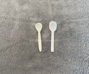 แม่ของช้อนมุกสีขาว, งานฝีมือเปลือกช้อนคาเวียร์ช่วยรักษารสชาติของคาเวียร์ขนาด6-12ซม - Product Image 4