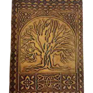 Diario de Cuero Premium Hecho a Mano de Estilo Antiguo, Papel de Algodón Reciclado, Diseño de Árbol de la Vida en Relieve, Cuadernos Elegantes - Product Image 1