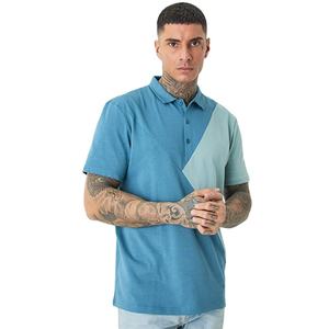 Chemises Polo Homme Coupe Slim Design à Panneaux Vêtements Décontractés Unisexe Broderie Logo Personnalisé Design 2026 Confortables Respirantes Tendance - Product Image 1