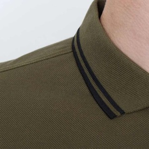 Polo de golf à manches courtes personnalisé 100% coton pour hommes T-shirts d'été respirant Logo brodé Chemises avec motif camouflage - Product Image 4