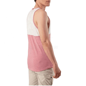 Hecho en 100% algodón Casual transpirable camiseta sin mangas diseño de logotipo personalizado Venta caliente liso gimnasio hombres - Product Image 2