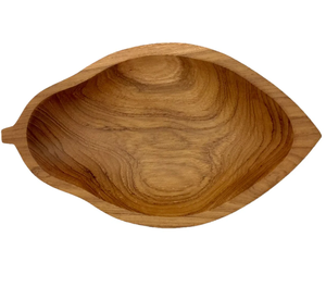 Bol en bois décoratif taille personnalisée et bol de service de fruits en forme de feuilles qualité supérieure au prix le plus bas - Product Image 5