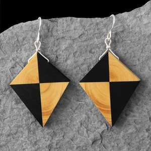 Pendientes colgantes de moda de madera de diseño único de estilo clásico recién llegados 2023 fabricados y exportados por el exportador de artesanías indias - Product Image 1