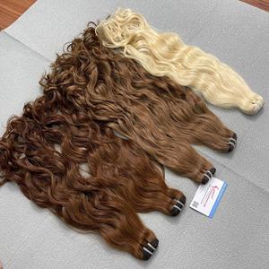 Couleur personnalisée de vague de cheveux bruts de haute qualité des extensions de cheveux humains vietnamiens au prix de gros - Product Image 2