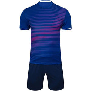 France jaune vente chaude maillots de football ensemble Kits pour garçons uniforme adulte vêtements de football maillot de football sublimé chemise de football - Product Image 3