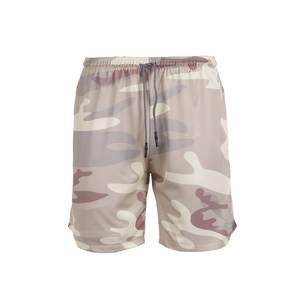 Short de sport Jogger à séchage rapide pour hommes Leggings extensibles à compression performante avec motif solide Style décontracté - Product Image 3