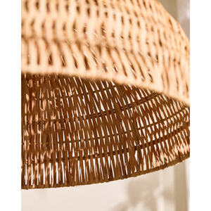 Roscoe ที่บังแสงเพดานในร่มทรงโดมขนาดใหญ่ใส่ง่ายทันสมัยแบบดั้งเดิมชาวเอเชียแบบเรียบง่ายหวายจากชายฝั่งทะเลญี่ปุ่นแบบชนบท - Product Image 4