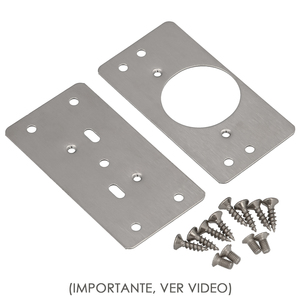 Piastre di Riparazione per Cerniere di Tazze 4.7x9 cm. 2 pezzi - Product Image 1