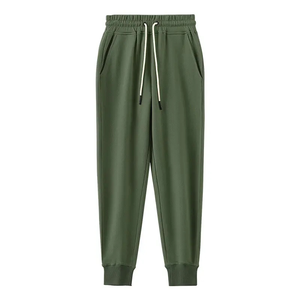 Pantalones de chándal cálidos de algodón Premium para correr de lana pesada para ropa de calle de invierno y uso diario cómodo - Product Image 2