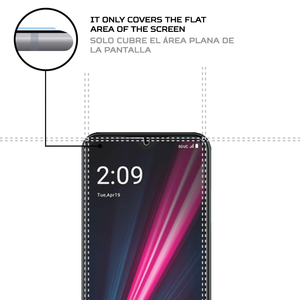 อุปกรณ์ป้องกันหน้าจอมือถือ antishock T-Mobile revvl 6 Pro ทนทานและ antishock - Product Image 4