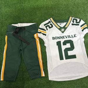 Acheter Design Personnalisé 100% Polyester Tissu Respirant Teamwear Jersey Ensembles Uniformes Sublimation Football Américain - Product Image 4