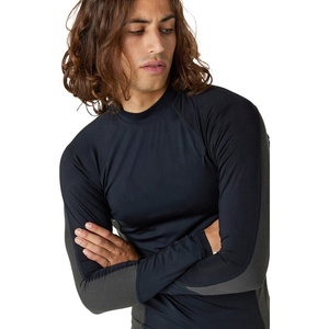 Mangas largas de alta calidad Ajuste cómodo Tela transpirable Compresión duradera Estirable Absorbe la humedad Rash Guard - Product Image 1