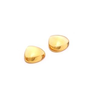 อัญมณีทรงหลวมรูปหัวใจสีเหลืองมะนาวธรรมชาติ - Product Image 2