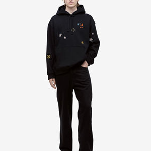 Movatextiles เสื้อฮู้ดสำหรับผู้ชาย, เสื้อมีฮู้ดโอเวอร์ไซส์ทำจากผ้าคอตตอนผสมเสื้อมีฮู้ดสำหรับฤดูหนาว - Product Image 3