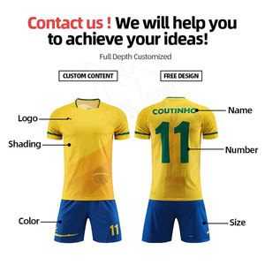 Vente en gros 100% polyester respirant vêtements de football OEM maillots de football de France formation uniformes vierges technique de sublimation - Product Image 5