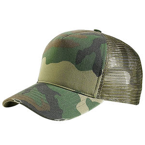 Service OEM Nouveau Personnalisé Vente Chaude De Luxe Tendance Casquettes de Baseball de Haute Qualité Camionneur Casquette en Maille Camouflage - Product Image 6