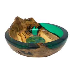 Cuenco de madera de lujo hecho a mano para servir ensaladas, diseño de madera para uso en cocina de Hotel, vajilla, cuenco de Hotel hecho a mano - Product Image 1