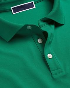 เสื้อโปโลผ้าสแปนเด็กซ์ลำลองสำหรับผู้ชายเสื้อกอล์ฟถักกันเหงื่อระบายอากาศใส่สบาย - Product Image 2