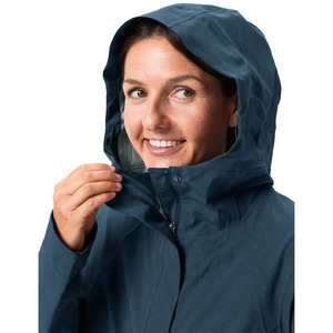 Chaqueta Impermeable con Capucha para Mujer, Ligera, para Primavera y Otoño, Uso en Exteriores, Manga Larga, Recubrimiento de Poliéster - Product Image 5