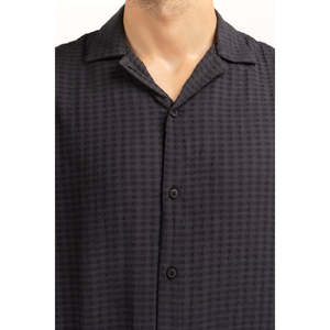 Camisas Casuales para Hombre, 100% Algodón, Cierre Cruzado, Tela Satén Antiarrugas, Colección de Verano, Corte Regular, Suministro ODM - Product Image 1