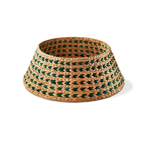 Nice Price High Quality Water Hyacinth Christmas Tree Skirt Handwoven Tree Collar Wholesale From Vietnam Home Decor - Product Image 4