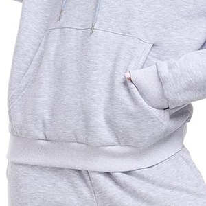 ชุดวอร์ม2ชิ้นสำหรับผู้หญิงชุดวิ่งมีฮู้ดสำหรับผู้ชายพิมพ์ลายฟองกีฬาโลโก้ตามสั่ง - Product Image 4