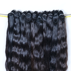 Venta al por mayor paquete vietnamita cutícula alineada tejido barato trenzado Virgen sin procesar color natural pelo negro mujeres cabello humano - Product Image 1
