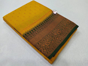 Original Minakari Heavy Zari Border Heavy Weaving Work Saree Seda de estilo étnico para adultos para fiestas Ocasiones especiales - Product Image 2