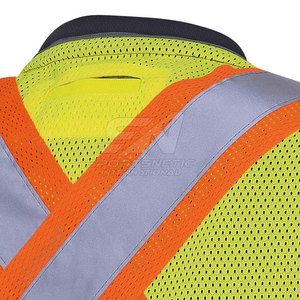 Industrial Workwear Vest Reinforced Fabric with Functional Storage Pockets for Tools Workwear Vest - Product Image 6