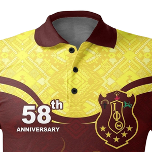 Camiseta Polo Premium para Hombre Iota Phi Theta 1963, Fraternidad Griega, Bordado Ivy League - Product Image 6